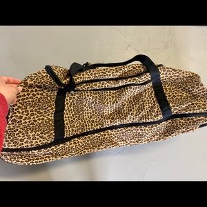 Leopard luggage travel bag